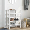 Mueble zapatero madera contrachapada blanco 61x32x87.5 cm 3