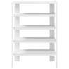 Mueble zapatero madera contrachapada blanco 61x32x87.5 cm 4