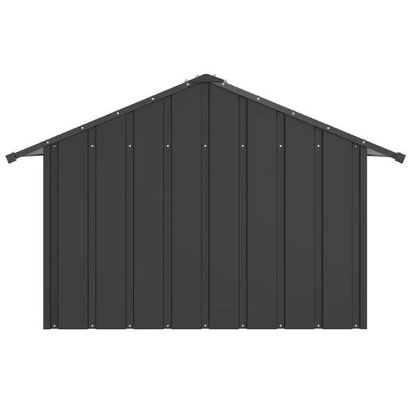 Casota para cães com telhado 83x130x85 cm aço galvanizado M 4