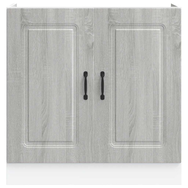 Mueble bajo para fregadero Kalmar gris sonoma 80x46x81.5 cm M 4