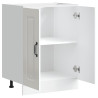 Mueble bajo para fregadero Kalmar blanco brillo 60x46x81.5 cm 5