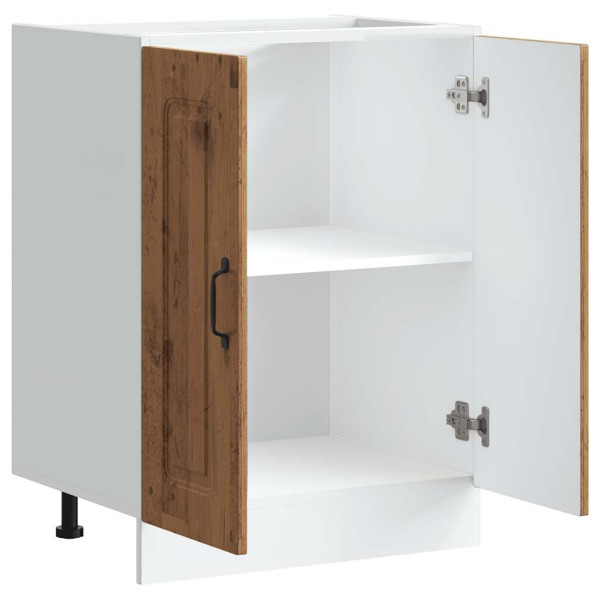 Mueble bajo para fregadero Kalmar madera vieja 60x46x81.5 cm M 5