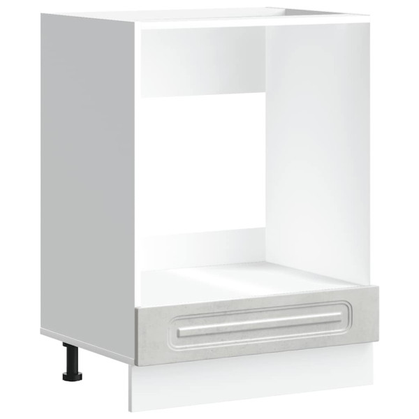 Mueble de horno Kalmar gris hormigón madera reconstituida M 2