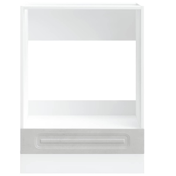 Mueble de horno Kalmar gris hormigón madera reconstituida M 4