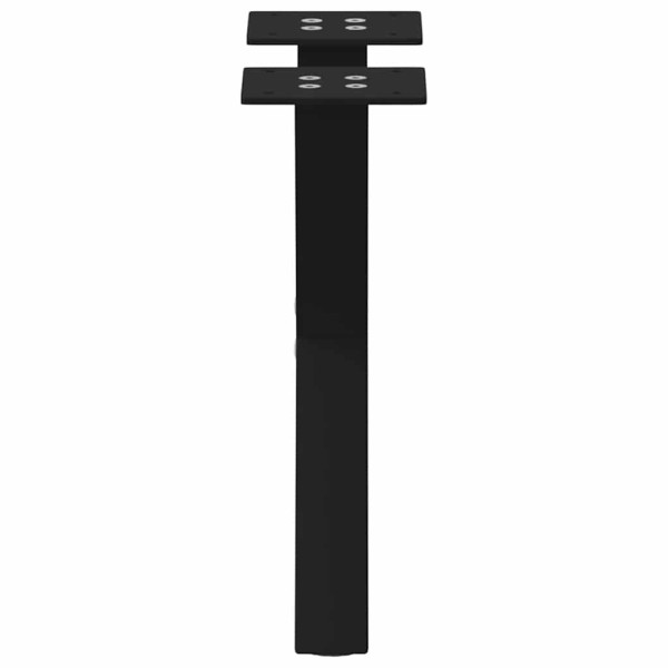 Pés para mesa de centro em formato de X. 2 peças. preto. 30x(30-31) cm. aço M 5