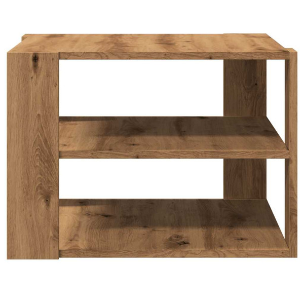 Mesa de centro madera ingeniería roble artesanal 58x58x40 cm M 4