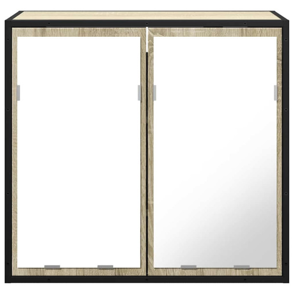 Armário casa banho c/ espelho derivados madeira carvalho sonoma M 5