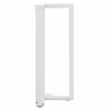 Pernas de mesa de bar em forma de T 2 peças aço branco 40x35x(91-92 cm) 5