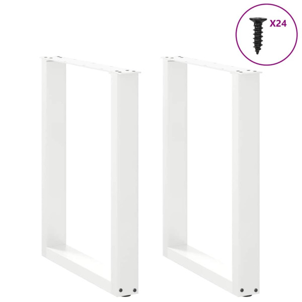 Tabela Padrões forma U 2 branco 60x (72-73) cm de aço M 3