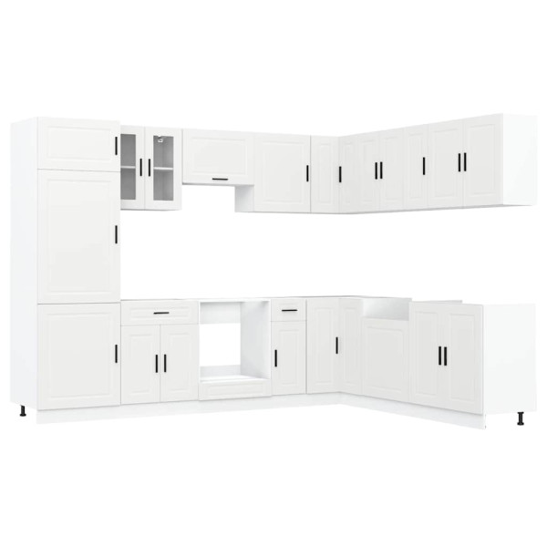 Mueble de cocina Porto blanco 14 piezas madera contrachapada M 2