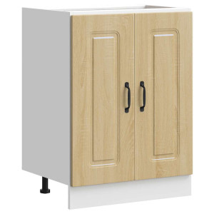 Mueble bajo para fregadero Kalmar roble sonoma 60x46x81.5 cm H