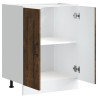 Mueble bajo para fregadero Kalmar roble ahumado 60x46x81.5 cm 5