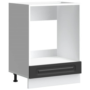 Armário forno Kalmar derivados de madeira preto H