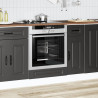 Mueble de horno Kalmar negra madera reconstituida 3