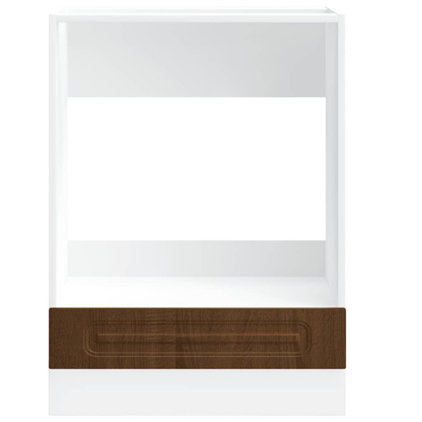 Mueble de horno Kalmar marrón roble madera reconstituida M 4