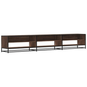 Mueble para TV madera de ingeniería marrón roble 270x40x46 cm H