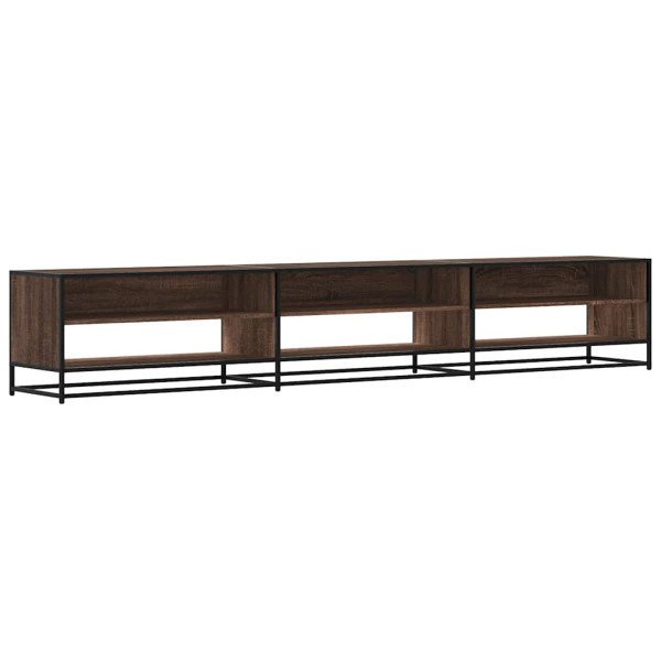 Mueble para TV madera de ingeniería marrón roble 270x40x46 cm M 2