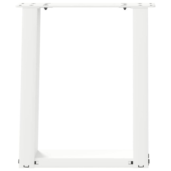 Patas de mesa de centro forma U 2uds acero blanco 28x(42-43) cm M 5