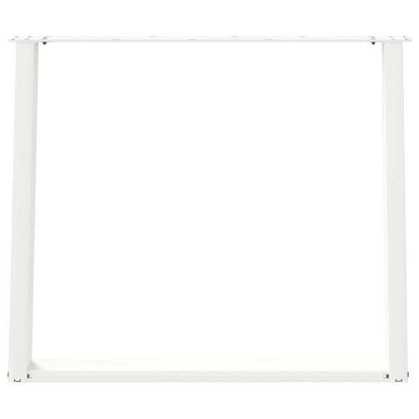 Pés de mesa de jantar em forma de U. 2 peças. branco. 100x (72-73) cm. aço M 5