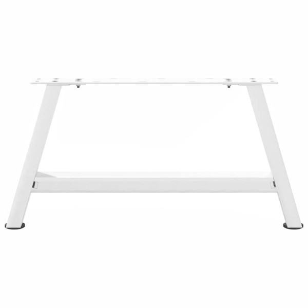 Patas de mesa de centro forma A 2uds acero blanco 70x(30-31) cm M 5