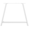 Pés para mesa de jantar em formato A. 2 peças. branco. 100x(72-73) cm. aço 5