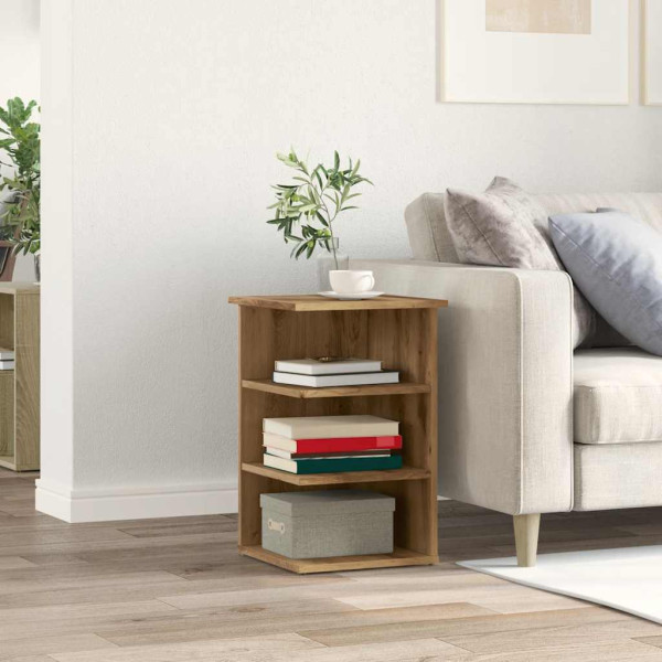 Aparador de madera de ingeniería roble artisan 35x35x55 cm M 3