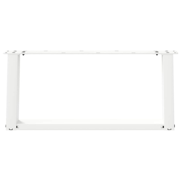 Pés para mesa de centro em formato de U. 2 peças. branco. 60x(30-31) cm. aço M 5