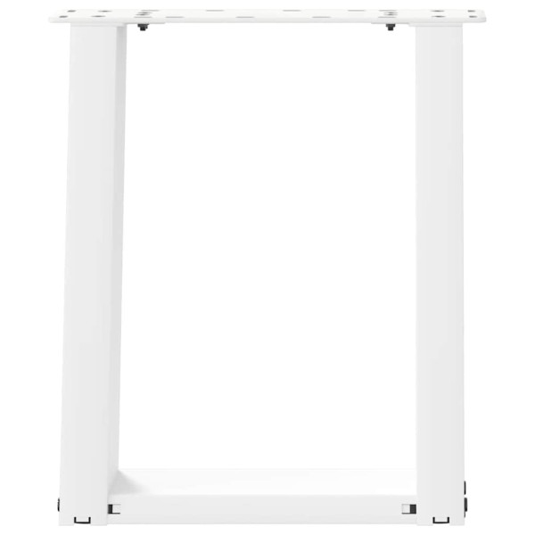 Pés para mesa de centro em formato de U. 2 peças. branco. 38x(42-43) cm. aço M 5