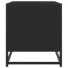Mueble de TV madera de ingeniería negro 270x40x46 cm 5