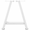 Pés para mesa de centro em formato A. 2 peças. branco. 38x(42-43) cm. aço 5