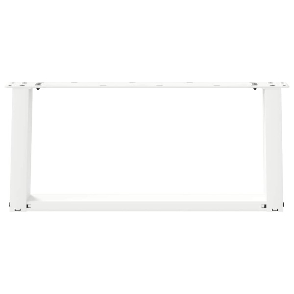 Pés para mesa de centro em formato de U. 2 peças. branco. 70x(30-31) cm. aço M 5