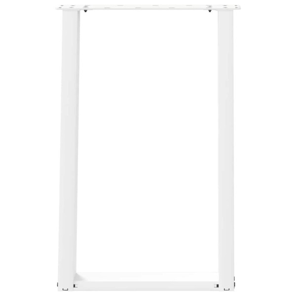 Patas para mesa comedor forma U 2uds acero blanco 50x(72-73) cm M 5