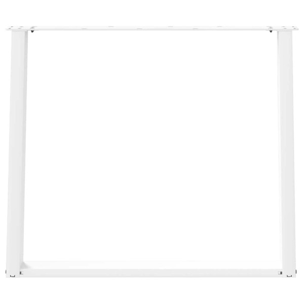 Pés de mesa de jantar em forma de U. 2 peças. branco. 90x (72-73) cm. aço M 5