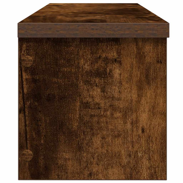 Estantería cocina apilable madera ingeniería roble ahumado M 4