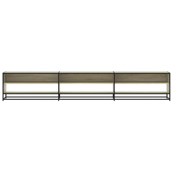 Mueble para TV madera de ingeniería roble Sonoma 270x40x46 cm M 4