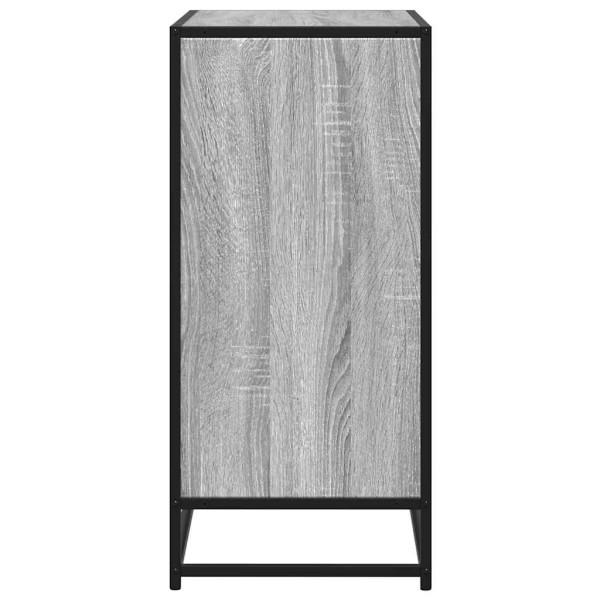 Aparador madera de ingeniería gris sonoma 62x35x76 cm M 5