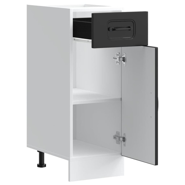 Mueble bajo de cocina Kalmar madera de ingeniería negra M 5