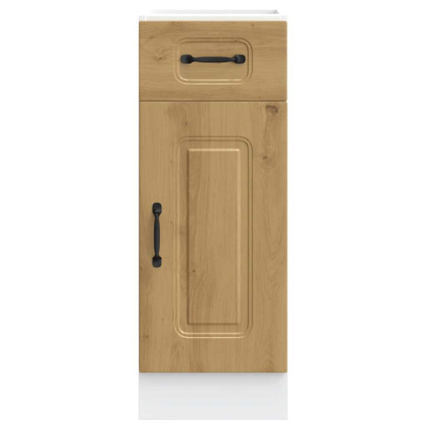 Mueble bajo de cocina Kalmar roble artesanal madera ingeniería M 4