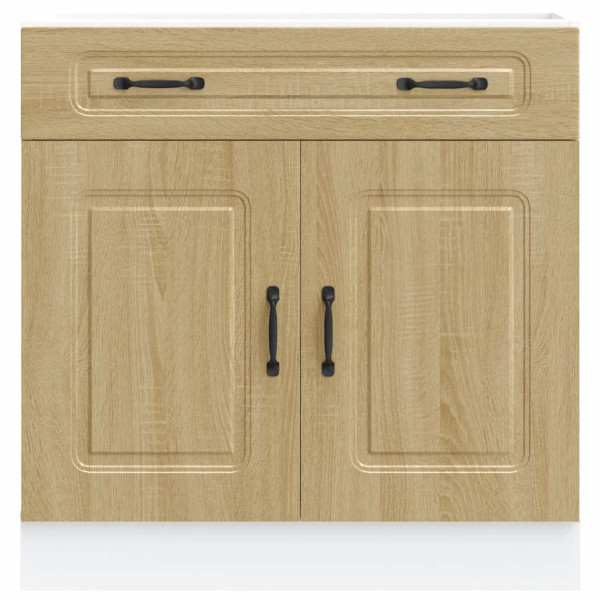 Mueble bajo de cocina Kalmar madera ingeniería de roble sonoma M 4