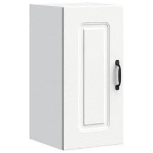 Armario de pared para cocina Kalmar madera de ingeniería blanca H