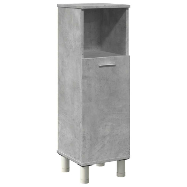 Armario de baño madera contrachapada gris 30x30x95 cm M 2