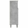 Armario de baño madera contrachapada gris 30x30x95 cm 5