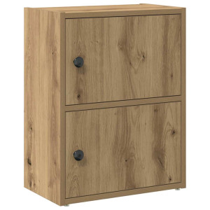 Estantería de madera de ingeniería roble artisan 40x24x52 cm H