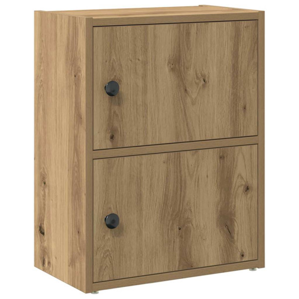 Estantería de madera de ingeniería roble artisan 40x24x52 cm M 2