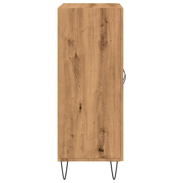 Aparador de madera de ingeniería roble artisan 69.5x34x90 cm M 5