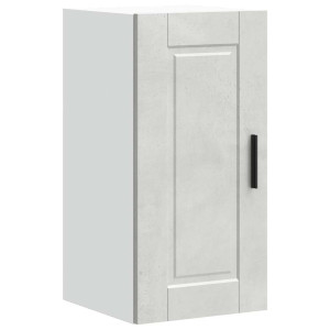 Armario de pared cocina Porto madera ingeniería gris hormigón H