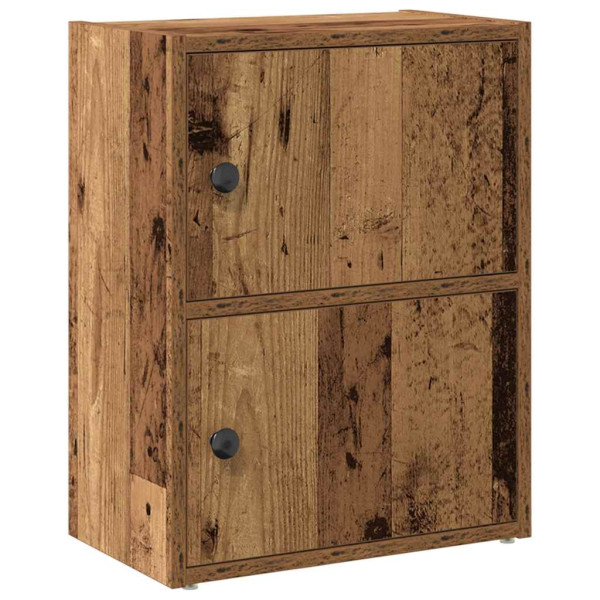 Estantería madera de ingeniería color envejecido 40x24x52 cm M 2