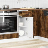 Mueble bajo de cocina Kalmar de madera ingeniería roble ahumado 3