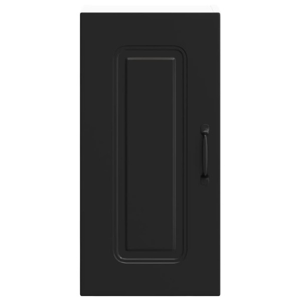 Armario de pared para cocina Kalmar madera de ingeniería negra M 4