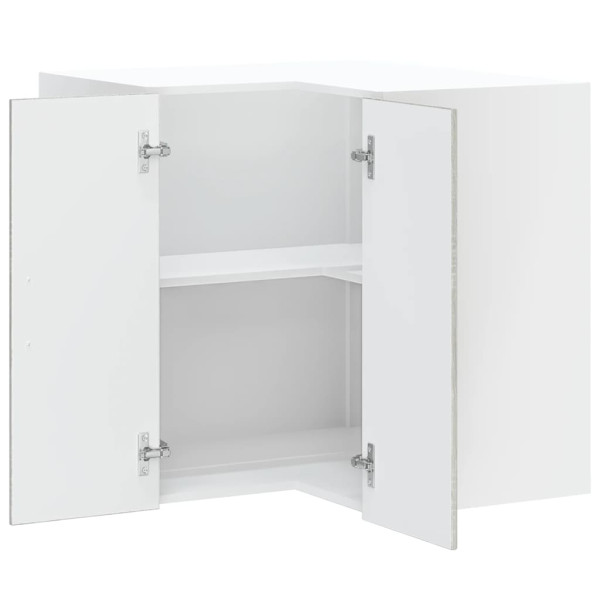 Armario de cocina de esquina de pared Kalmar gris sonoma M 5